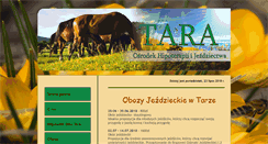 Desktop Screenshot of konie-tara.pl