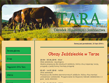 Tablet Screenshot of konie-tara.pl